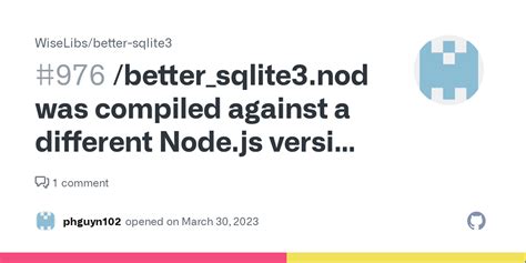 sqlite3 node version